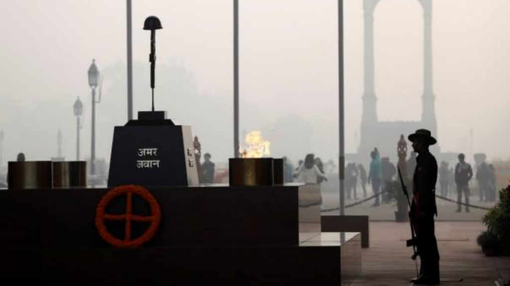 The flame of Amar Jawan Jyoti was not extinguished but merged with the flame of the National War Memorial-Thumbnail