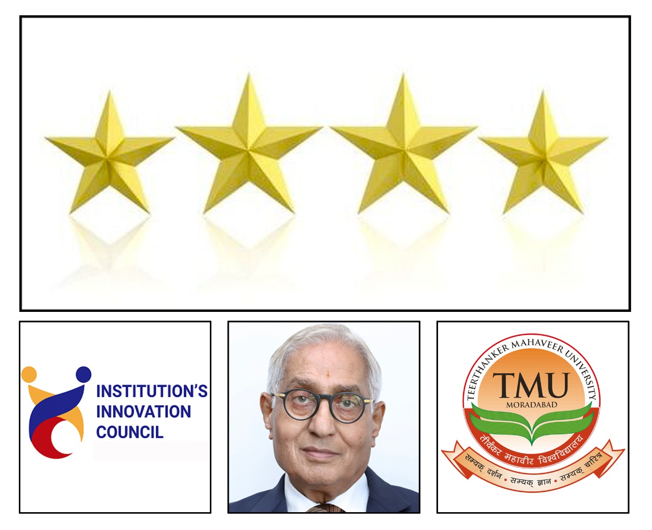 Big Achievement : टीएमयू को अब आईआईसी रेटिंग में 4 स्टार!