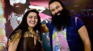 Baba Ram rahim with Honey Preet