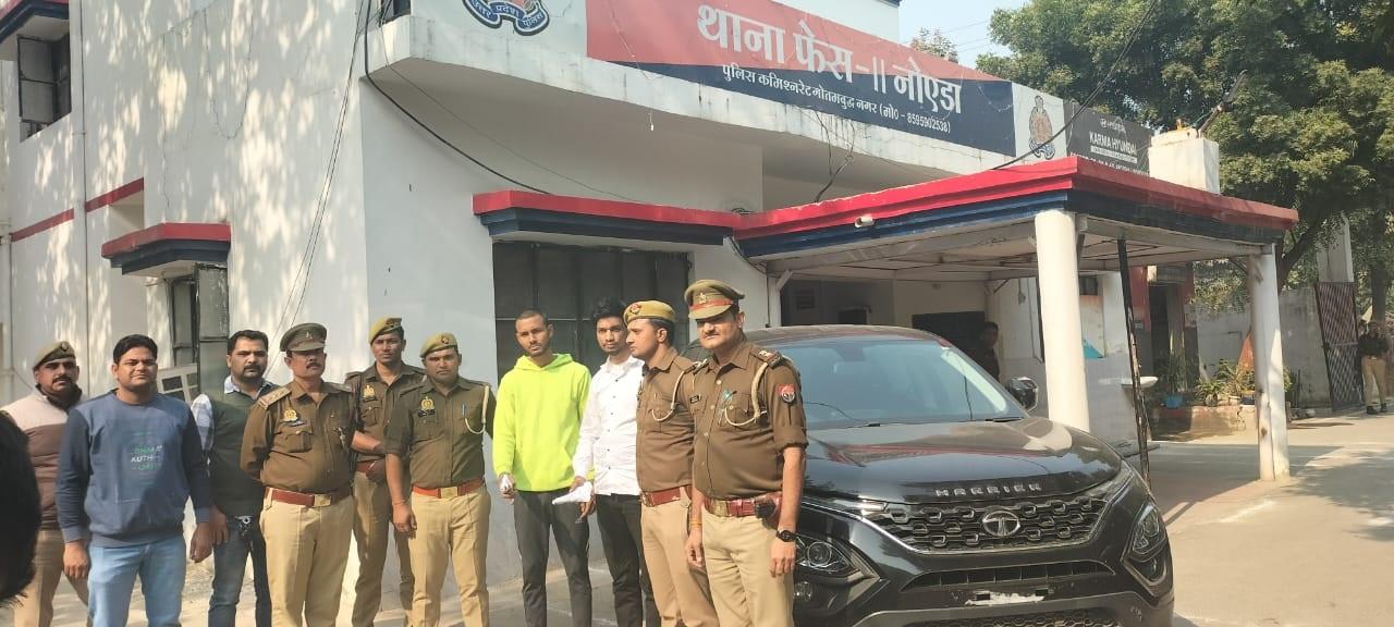 Noida News : रिटायर्ड कर्नल के ड्राइवर को बंधक बनाकर लूटी थी लग्जरी कार