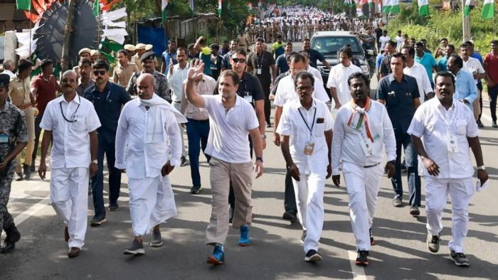 Rahul Gandhi During Bharat Jodo Yatra