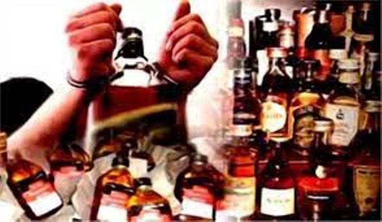 Liquor brought for civic elections caught