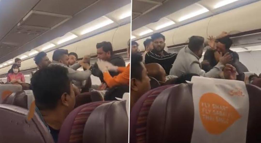 Flight Scuffle : फ्लाइट में यात्रियों के बीच हुई जमकर मारपीट, घटना का वीडियो हुआ वायरल