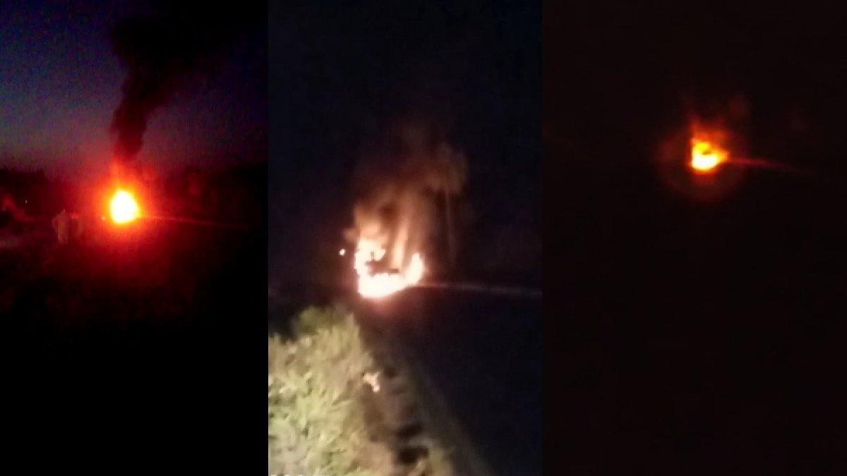 Indian army गोला बारूद से भरे भारतीय सेना के ट्रक में लगी आग, धमाका