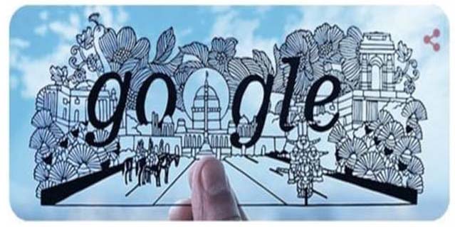 Republic Day : गूगल ने गणतंत्र दिवस पर ‘हैंड-कट पेपर’ कला को प्रदर्शित करता ‘डूडल’ बनाया, परेड को दर्शाया गया