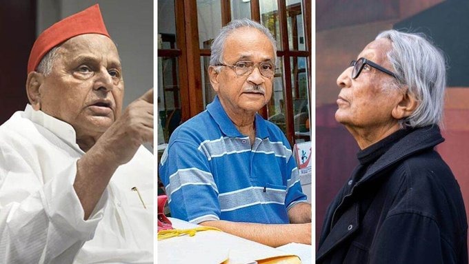 Padma Samman : मुलायम सिंह, एसएम कृष्णा, जाकिर हुसैन और कुमार मंगलम बिड़ला को पद्म सम्मान