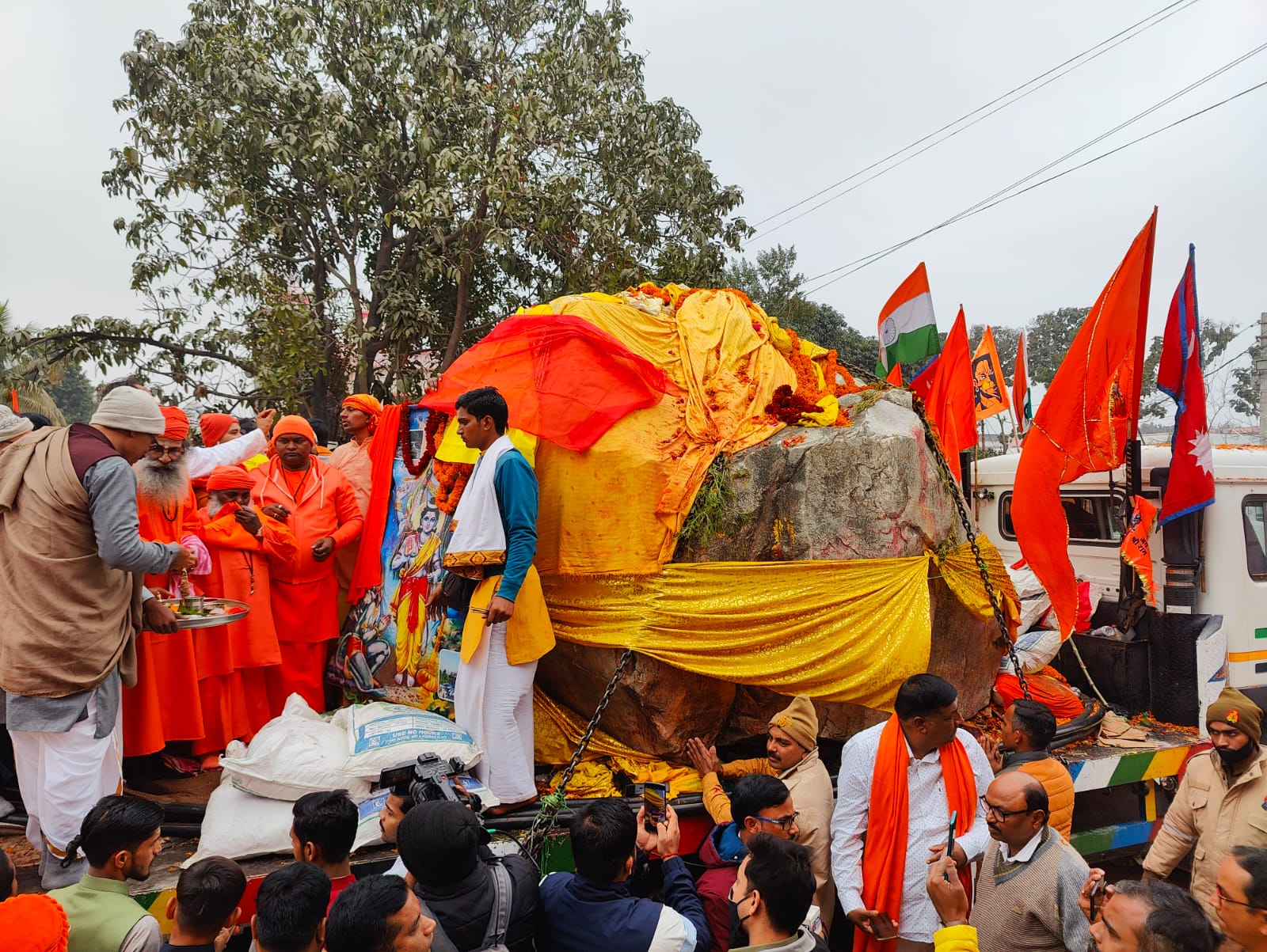 Shaligram Shila : राम मंदिर पहुंचेगी नेपाल से लाई जा रही शिला