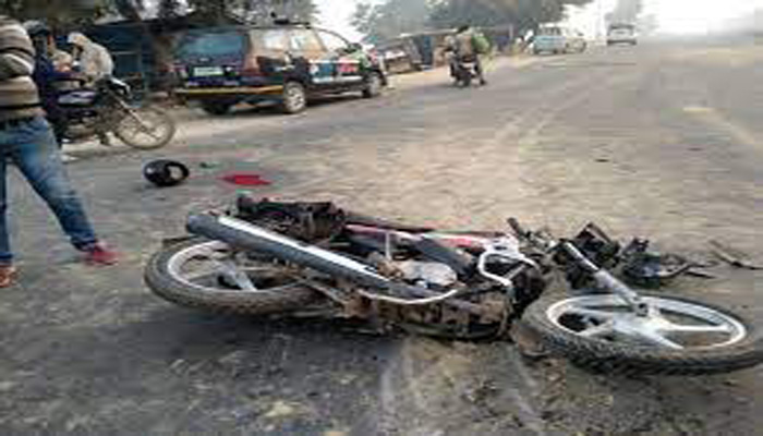 ACCIDENT: डंपर ने मोटर साइकिल सवार को रौंदा, मौत