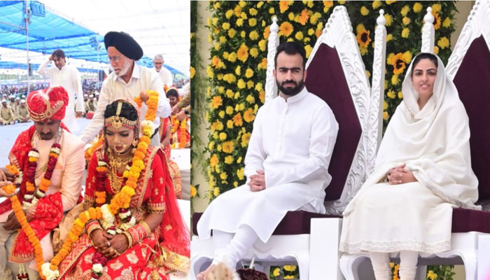 UP News : निरंकारी मिशन के सामूहिक विवाह समारोह में 48 जोड़े परिणय सूत्र में बंधे