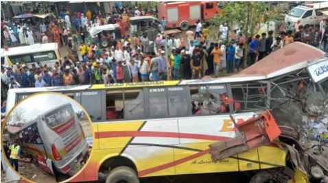 Accident : बांग्लादेश में सड़क हादसा, 17 की मौत, 30 घायल