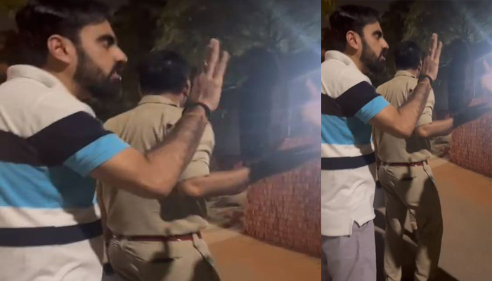 Noida News : नोएडा के सेक्टर-72 में आरोपी ने पुलिस अधिकारी को हड़काया, Video हुआ Viral