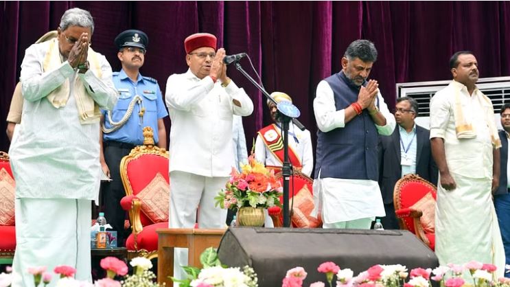 Government of Karnataka : सिद्धरमैया के पास वित्त, शिवकुमार को सिंचाई व बेंगलुरु शहर विकास विभाग