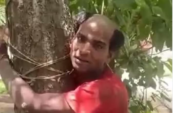 Bulandshahr News : पेड़ से बांधकर युवक को पीटने के दो आरोपी गिरफ्तार