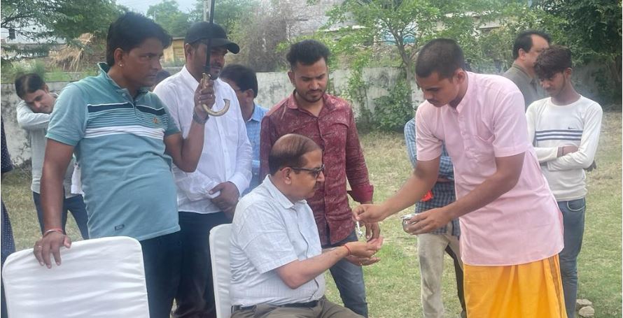 Greater Noida News : अरुणवीर सिंह ने रखी गौतमबुद्ध नगर की पहली ई-लाइब्रेरी की आधारशिला
