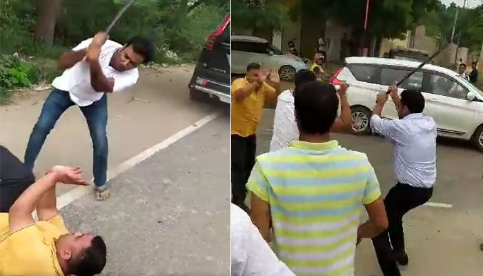 Ladpura Dispute Update : भाजपा नेता की पिटाई का एक और वीडियो हो रहा है वायरल, देखें वायरल वीडियो