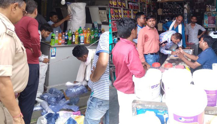 Dadri News : पॉलीथिन बेचने पर 9 दुकानदारों पर लगा 58 हजार का जुर्माना