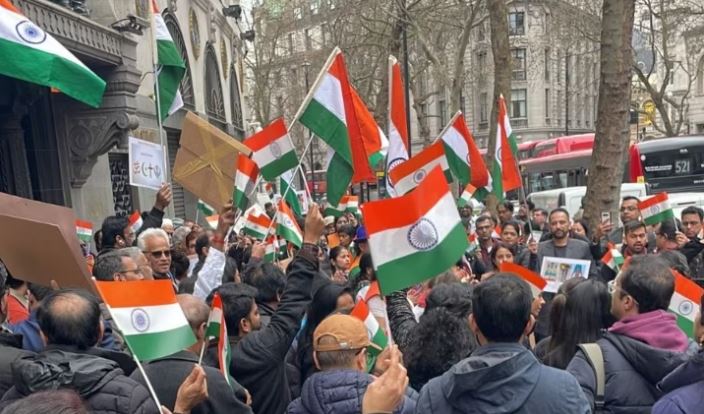 UK News : लंदन में खालिस्तान समर्थकों के विरोध प्रदर्शन में नहीं जुटी भीड़