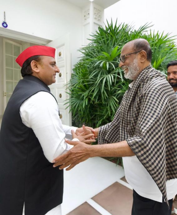 Rajnikant Akhilesh Meet