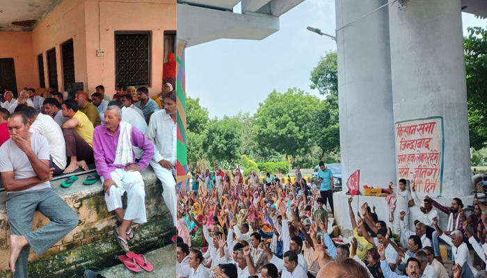 Greater Noida News : आंदोलनकारी किसानों ने की पंचायत, अधिकारियों ने मांगा समय