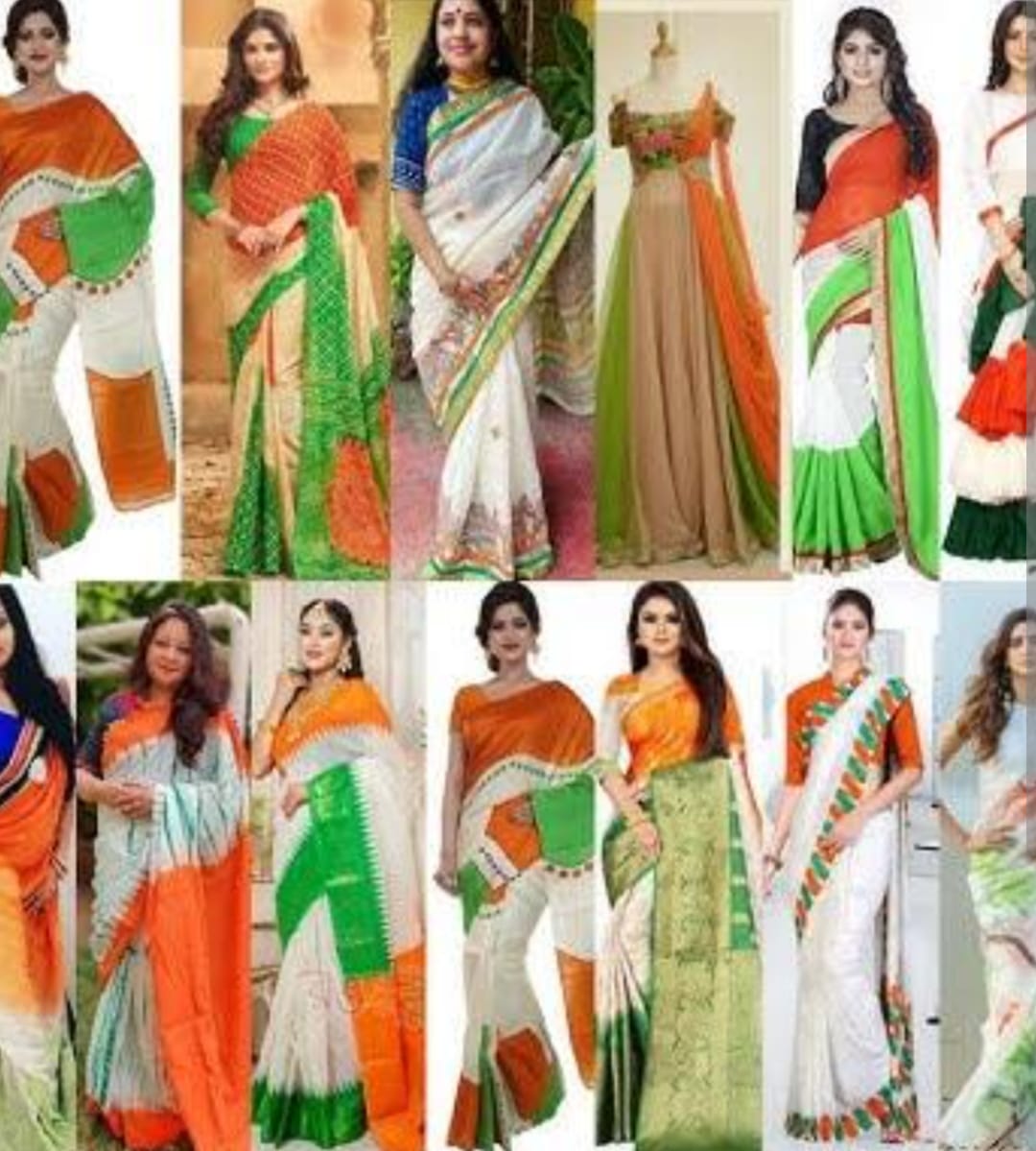 75वें स्वतंत्रता दिवस पर Tricolor साड़ी पहनकर दिखाएं आपना देशप्रेम -  tricolor saree ideas for 75th independence day-mobile