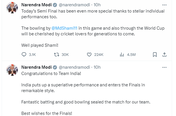 India vs New Zealand Semi Final 