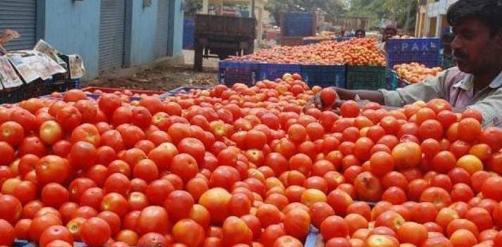 लखनऊ में सब्जियों के ताजा रेट,सस्ता हुआ टमाटर तो किसानों की बढ़ी चिंता