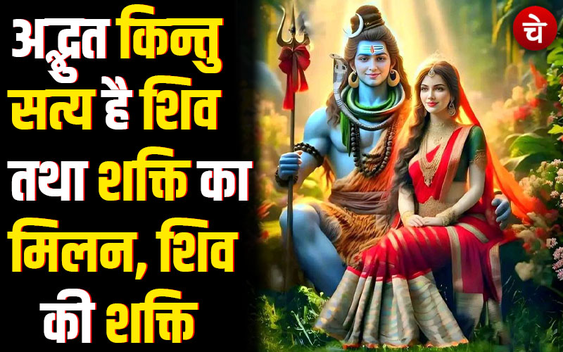 अद्भुत किन्तु सत्य है शिव तथा शक्ति का मिलन, शिव की शक्ति