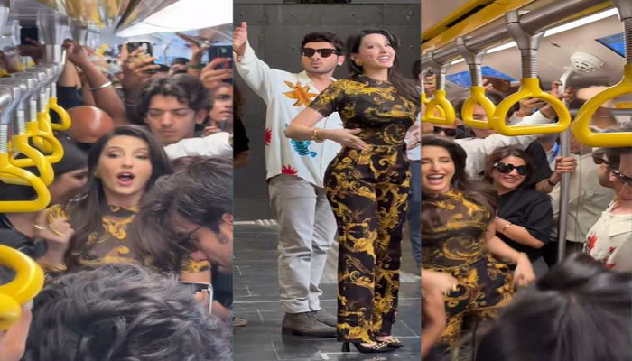 नोरा फतेही ने किया मुंबई मेट्रो में डांस, लोग बोलने लगे- अरेस्ट करो!