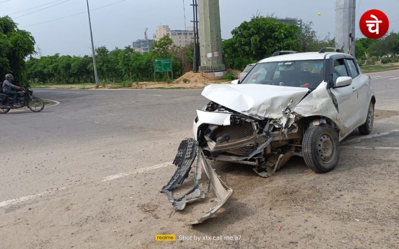 ग्रेटर नोएडा में तेज रफ्तार का कहर, कार और पिकअप की टक्कर में तीन की मौत